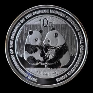 Panda 2009 – Moneda 10 Yuan China – 1 Onza de Plata .999 (Conmemorativa Chinese Modern Precious Metals)