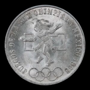 México – 25 Pesos de Plata ‘Juegos Olímpicos’ – 1968 – 22,50 g (.720)