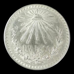 Mexico - 1$ Un Peso Resplandor 1938 - 16,65 Gr. de Plata