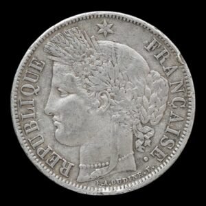 5 Francs - Republique Francais 1849 “A” Francia ( Duro de Plata) 24,64 Gr.