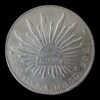 Mexico 1893 M A.M. 8 Reales Plata (.903) Mexico  Mint 26,85 Gr. ( Rayada )