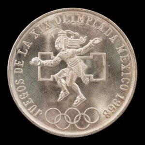 México – 25 Pesos de Plata ‘Juegos Olímpicos’ – 1968 – 22,50 g (.720)