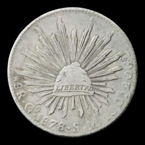 México – 8 Reales ‘Go S.M.’ – 1878 Guanajuato – 26,95 g de Plata (.903)