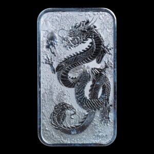 Australia – 1 Onza de Plata .999 ‘Dragón Rectangular’ – 2024 (Perth Mint)