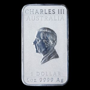 Alternative view of Australia – 1 Onza de Plata .999 ‘Dragón Rectangular’ – 2024 (Perth Mint)