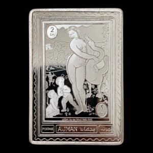 Lingote Joya “Leda de Leonardo Da Vinci “ -57,30 Gramos de Plata .999