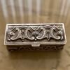Antigua Caja Pastillero en Plata altamente Decorada