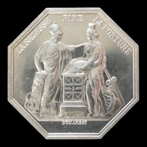Francia - Jeton Banque de France AN VIII “La Sagesse fixe La Fortune” - (Medalla) de Plata