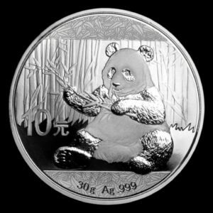 Panda 2017 – Moneda 10 Yuan China – 30 Gr. de Plata .999