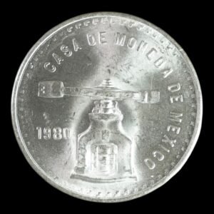 Moneda 1 Onza de Plata .999 "Balanza y Prensa" – Mexico 1980