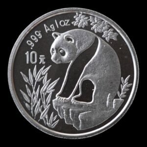 Panda 1993 – Moneda 10 Yuan China – 1 Onza de Plata .999