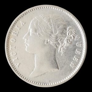India Británica – 1 Rupia de Plata – 1840 – Queen Victoria – East India Company – 11,64 g