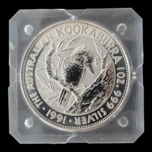 Australia - 1 Onza Kookaburra 1991 - Plata Pura .999 - 1 Dólar - (Perth Mint)
