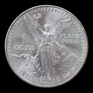México – 1 Onza de Plata Pura .999 ‘Libertad’ – 1991