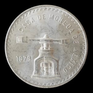 México – 1 Onza de Plata .999 – 1979 – Balanza y Prensa
