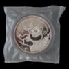 Panda 1991 Proof  – Moneda 10 Yuan China – 1 Onza de Plata .999 (Sellada)