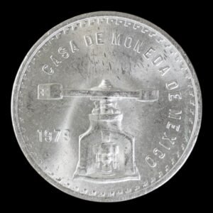 México – 1 Onza de Plata .999 – 1979 – Balanza y Prensa