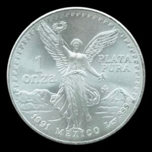 México – 1 Onza de Plata Pura .999 ‘Libertad’ – 1991
