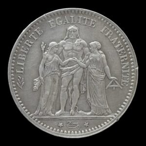 Francia – Moneda 50 Francos de Plata – 1977 – “Hércules” Copy
