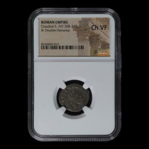 Imperio Romano – Denario Caludius II (268 a 270 d.C.) en  – NGC Ch VF