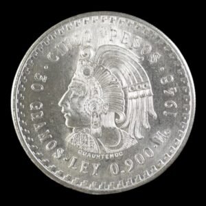 México – 5 Pesos de Plata ‘Cuauhtémoc’ – 1948 – 30 g (.900)