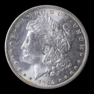 EE. UU. – 1 Dólar de Plata ‘Morgan’ – 1904 New Orleans Mint – 26,76 g (.900)