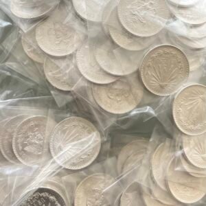 México – Un Peso de Plata – 1933, 1943 y 1944 – 16,65 g (.720) – SC (Sin Circular)
