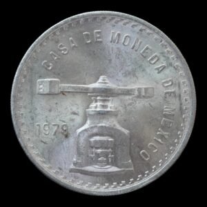 México – 1 Onza de Plata .999 – 1979 – Balanza y Prensa