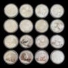 Panda 2010–2025 – Colección 16 Monedas 10 Yuan China – 1 Onza / 30 g de Plata .999 en Estuche de Madera