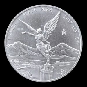 México – 1 Onza de Plata .999 ‘Libertad’ – 2017 ( Manchas )