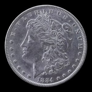EE. UU. – 1 Dólar de Plata ‘Morgan’ – 1884 – Nueva Orleans (O) –  26,74 g (.900)