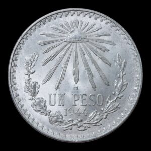México – Moneda 1 Peso de Plata – 1944 – 16,70 g (.720) – Sin Circular