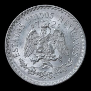 Alternative view of México – Moneda 1 Peso de Plata – 1944 – 16,70 g (.720) – Sin Circular