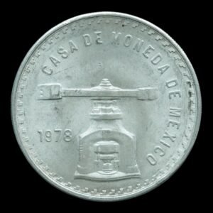 México – 1 Onza de Plata .925 ‘Balanza y Prensa’ – 1978 – RARA