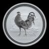 Australia – 1/2  Onza de Plata .999 ‘Año del Gallo – 2005 – Serie Lunar I – The Perth Mint
