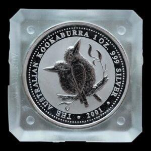 Australia - 1 Onza Kookaburra 2001 - Plata Pura .999 - 1 Dólar - (Perth Mint)