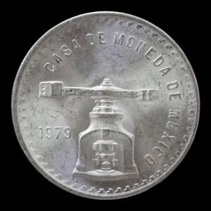 México – 1 Onza de Plata .999 – 1979 – Balanza y Prensa