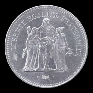 Francia – Moneda 50 Francos de Plata ‘Hércules’ – 1978– 30 g de Plata .900