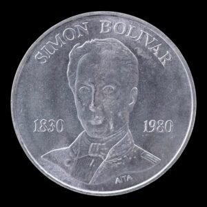 Venezuela – Moneda 100 Bolívares ‘150 Años de la Muerte de Simón Bolívar’ – 1980 – 22 g de Plata .900
