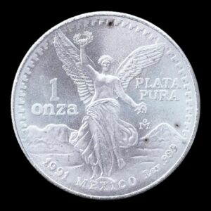 México – 1 Onza de Plata Pura .999 ‘Libertad’ – 1991