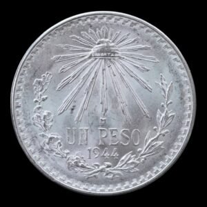 México – Moneda 1 Peso de Plata – 1944 – 16,65 g (.720) – Sin Circular