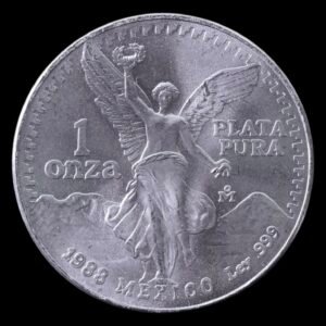 México – 1 Onza de Plata .999 ‘Libertad’ – 1988 (Rara)