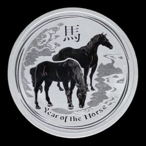 1/2 Onza de Plata Año del Caballo 2014 - Serie Lunar II