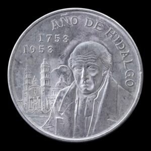 México – 5 Pesos de Plata ‘Año de Hidalgo’ – 1953 – 27,78 g (.720)