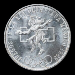 Mexico 1968 - 25 Pesos (Juegos Olímpicos ) 22.5 Gr. de Plata (.720)