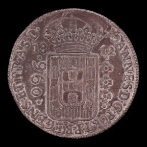 Brasil – 960 Réis de Plata – 1812  B (Bahia ) – Reinado de Juan VI - 26,16  Gr.