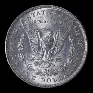 Alternative view of EE. UU. – 1 Dólar de Plata ‘Morgan’ – 1896 “O” – New Orleans  Mint – 26,66  g (.900)