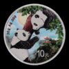 Panda 2023 Coloreada – Moneda 10 Yuan China – 30 g Plata .999 ( Manchas y Defectos)