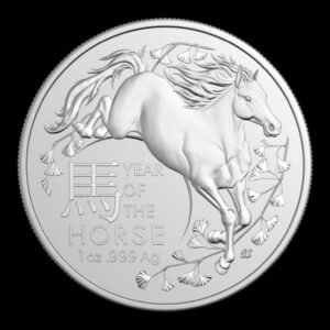 Australia – 1 Onza de Plata .999 ‘Año del Caballo’ – 2026 – Serie Lunar RAM – Royal Australian Mint