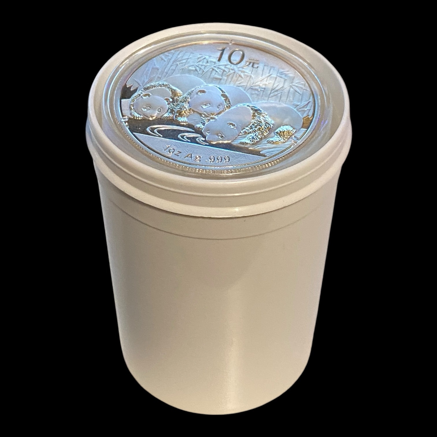 Tubo para Onzas de Plata Panda , Eagle, Libertad , Dragon China con Capsula - Imagen 4